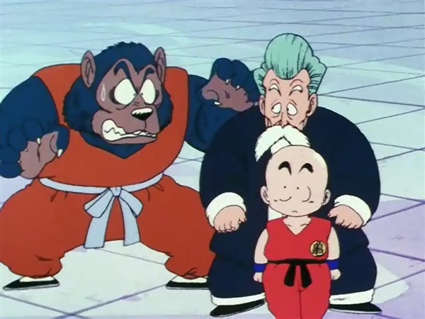 Lobo hombre, Jackie Chun y Krilin