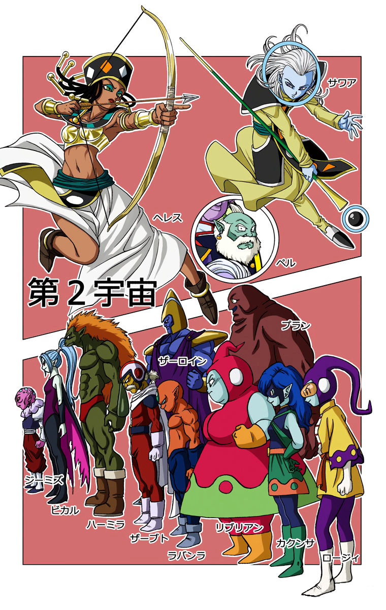 Univers 2 fighters - Dragon Ball