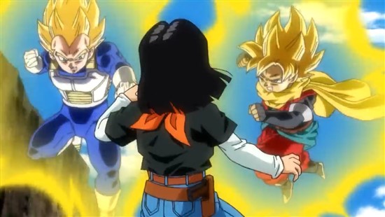 17 VS Vegeta and Beat