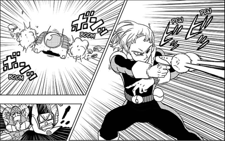 Merus stops Moro's ship manga 47