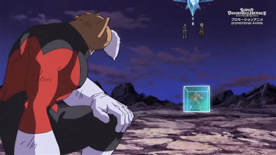 Toppo and Jiren in cube