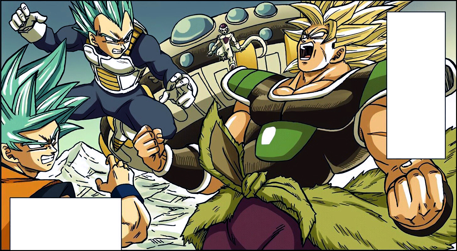 Goku and vegeta vs broly