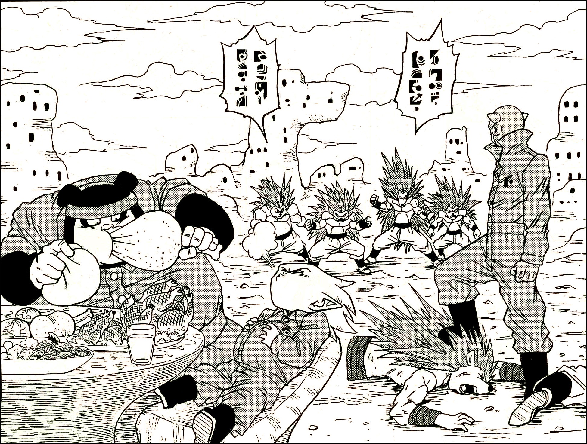 OG-73, Shiromrekka y Yunba agains the Sonics