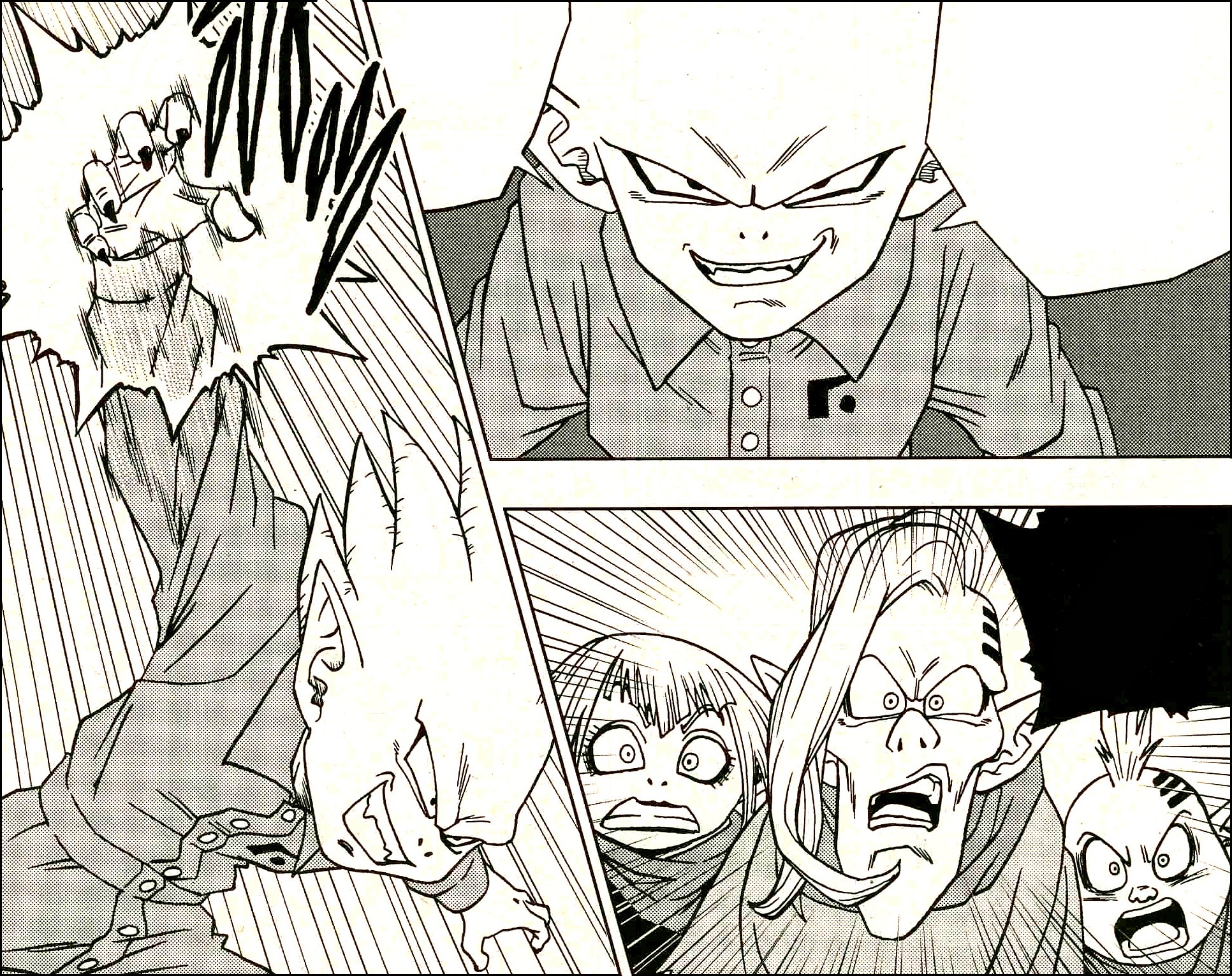 Shiromrekka ataca a los Macaroni