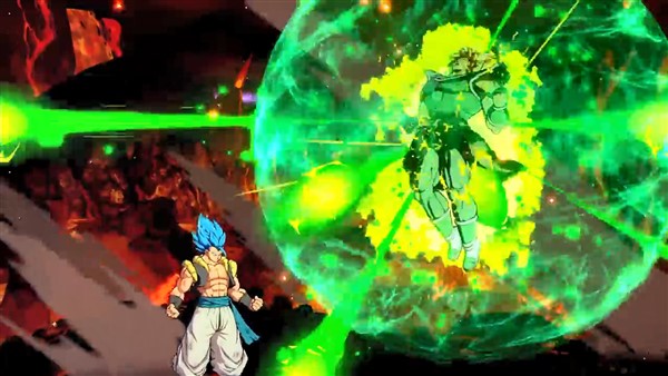 Broly fighting