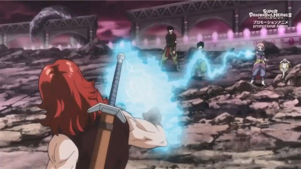 Chronoa da una espada a Trunks Xeno