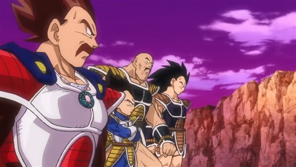 King Vegeta, Vegeta, Nappa, Raditz