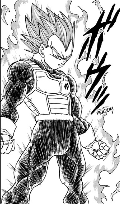Vegeta super saiyan azul ascendido