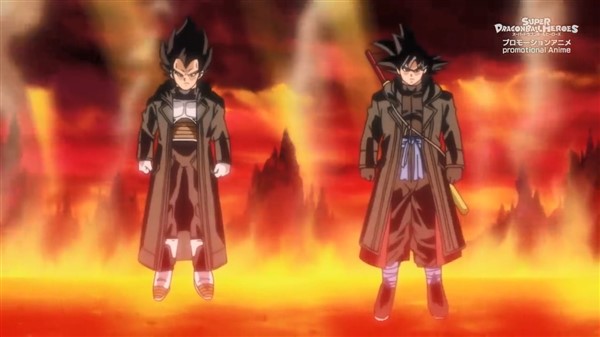 Vegeta Xeno and Goku Xeno