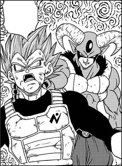 Moro agarra a Vegeta