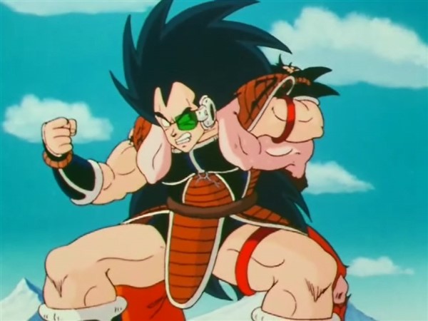 Raditz agarrado