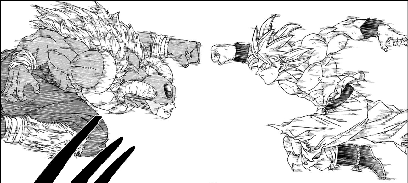 Goku and Moro ultra instinct