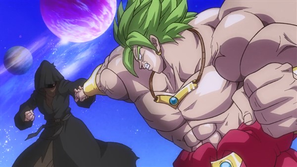 Broly contra guerrero encapuchado