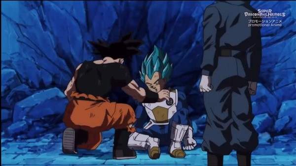 Goku, Vegeta y Hearts