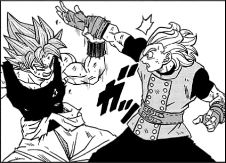 Goku esquiva a Granolah