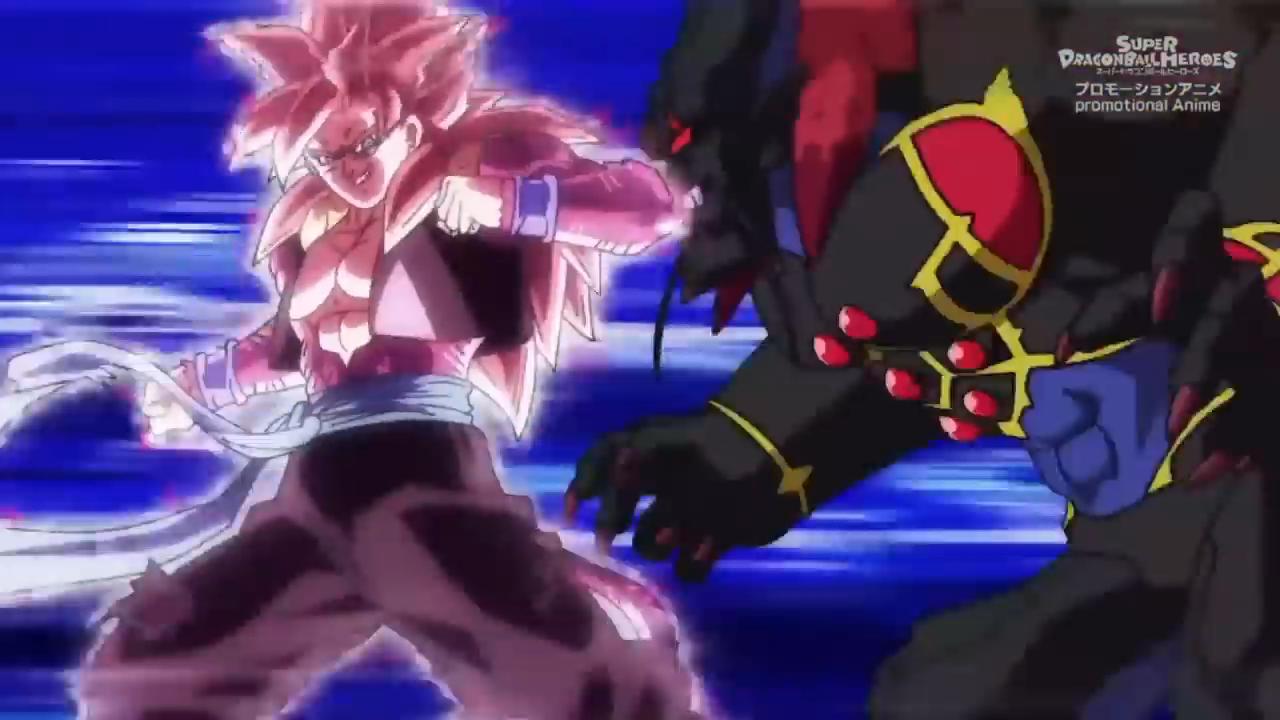 Gogeta Xeno contra Omega Shenron