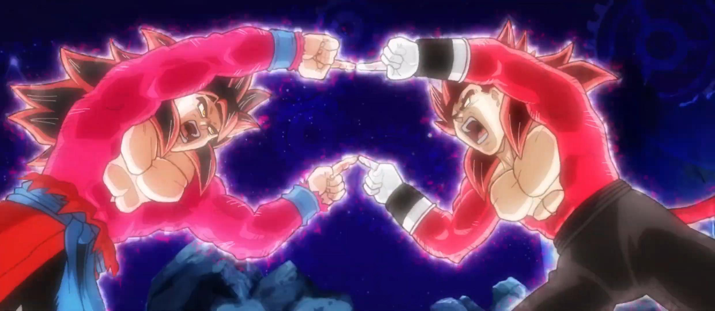 goku xeno vegeta xeno fusion