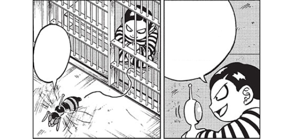 Hedo en la carcel envía su avispa robot