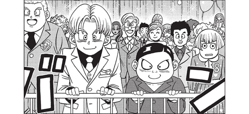 Trunks, Hedo y Beta 8