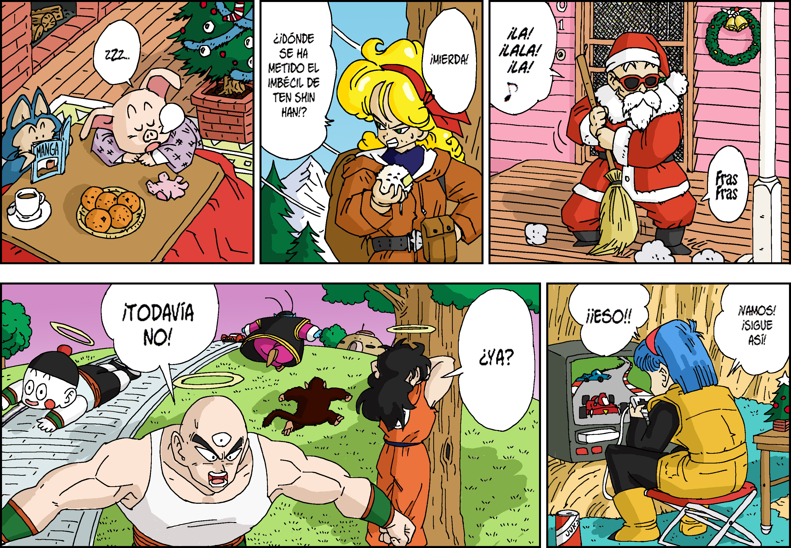 Lunch buscando a Tenshinhan