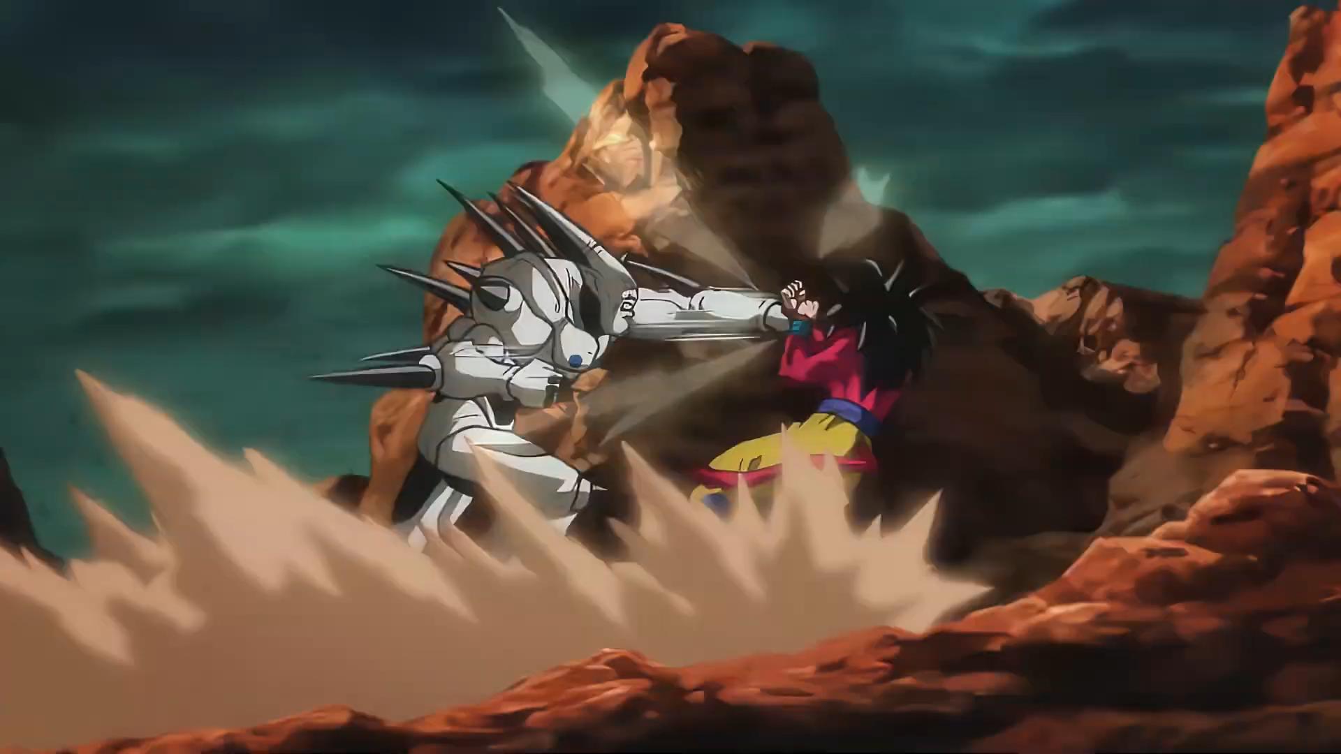 Omega Shenron contra Goku